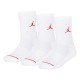 юношески,чорапи,чорапи,за,училище,мъжки,чорапи,air,jordan,3,pack,crew,socks,juniors,white