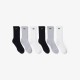мъжки,чорапи,lacoste,6pk,sportcrw,sn00,wht,gry,blk,l78