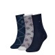дамски,чорапи,дамски,чорапи,tommy,hilfiger,women,s,crew,socks,navy