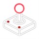 домашни,потреби,litely,litely,joystick,red,&,white,led,neon,light,merchandise