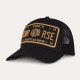 шапка,всички,шапки,christian,rose,iconic,ii,plate,trucker,cap,black,gold