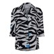 пижама,дамски,пижами,off,white,zebra,pyjama,shirt,white,black