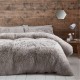 спално,бельо,и,комплекти,catherine,lansfield,deep,pile,faux,fur,duvet,cover,set,silver,grey