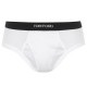 слипове,мъжко,бельо,tom,ford,men's,logo,cotton,briefs,white,100