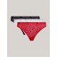 дамски,пижами,дамско,бельо,tommy,hilfiger,3,pack,thong,lace,sky,white,red