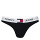 слипове,дамско,бельо,tommy,hilfiger,women's,thong,briefs,black
