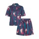 дамски,пижами,ted,baker,ted,satin,ss,pj,ld99,beet,red,tide