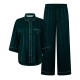 дамска,пижама,дамски,пижами,chelsea,peers,women,s,rib,henley,long,sleeve,top,and,trousers,pyjama,set,green