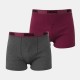 мъжки,боксерки,мъжко,бельо,lonsdale,2,pack,boxer,shorts,mens,rust,charcoal