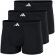 боксерки,мъжко,бельо,adidas,active,flex,cotton,trunks,3pk,black