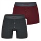 боксерки,мъжко,лятно,бельо,firetrap,2,pack,boxers,grey,wine
