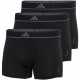 боксерки,мъжко,бельо,adidas,active,micro,flex,trunk,3pk,black