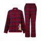 дамски,пижами,chelsea,peers,chelsp,button,up,pj,ld71,red,check
