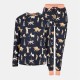 пижама,дамски,пижами,chelsea,peers,classic,pyjama,set,navy,party,dogs