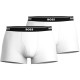 боксерки,мъжко,лятно,бельо,boss,2,pack,logo,waistband,trunks,white,100
