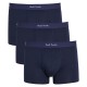 боксерки,мъжко,бельо,paul,smith,men,s,plain,cotton,3,pack,trunk,navy