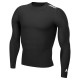 фланелка,с,дълъг,ръкав,мъжко,долно,бельо,atak,sports,gaa,compression,long,sleeve,top,senior,black