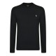 тениска,мъжки,тениски,polo,ralph,lauren,long,sleeve,crew,neck,t,shirt,black,white
