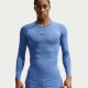 мъжка,тениска,отново,на,училище,футбол,футболни,горнища,nike,pro,core,long,sleeve,t,shirt,mens,indigo,storm