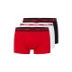 боксерки,мъжко,бельо,hugo,3,pack,organic,boxer,shorts,red,blck,wht