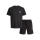 jack,and,jones,t,shirt,and,short,set,black