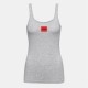 дамски,пижами,hugo,red,logo,label,vest,medium,grey