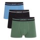боксерки,dkny,mens,3,pack,trunks,carmel,green,black,blu
