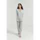 пижама,дамски,пижами,be,you,long,sleeve,modal,pyjamas,grey