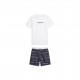 тениска,мъжки,пижами,calvin,klein,men,s,short,sleeve,cotton,t,shirt,and,shorts,pyjama,set,white,blue