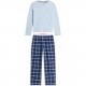 комплект,tommy,hilfiger,tommy,ls,pj,set,jn64,blue,plaid,0s9