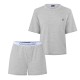 дамска,пижама,дамски,пижами,polo,ralph,lauren,women,s,short,sleeve,pyjama,set,heat,grey