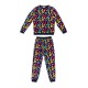 пижама,детски,пижами,miso,girls,leopard,velour,pyjama,set,navy,multi
