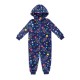 пижама,бебешки,облекла,детски,пижами,miso,girls,star,fleece,onesie,navy,multi