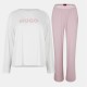 пижама,дамски,пижами,hugo,long,sleeve,top,and,trouser,bottom,pyjama,set,light,pink