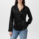 фланелка,с,дълъг,ръкав,дамски,пижами,calvin,klein,long,sleeves,top,black