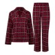 пижама,дамски,пижами,boss,women's,mono,long,sleeve,pyjama,set,dark,red