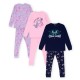 пижама,детски,пижами,miso,girls,3,pack,cosmic,pyjama,set,navy,purple