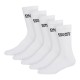 чорапи,мъжки,чорапи,dkny,mens,5,pack,sport,socks,radde,white