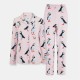 пижама,дамски,пижами,chelsea,peers,print,long,sleeve,pyjamas,set,pink,puffin