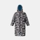 gul,unisex,adults,waterproof,fleece,lined,long,sleeve,oversized,fit,insulated,robe,camo