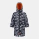 gul,unisex,kids,gelert,waterproof,fleece,lined,long,sleeve,oversized,fit,insulated,robe,camo
