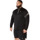 мъжко,горнище,с,цип,мъжки,облекла,за,бягане,asics,icon,ls,1,2,zip,running,top,mens,black