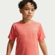 детски,тениски,облекла,за,бягане,лека,атлетика,nike,dri,fit,miler,big,kids,boys,training,top,turf,orange