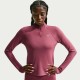 дамско,горнище,с,цип,лека,атлетика,nike,pacer,women,s,long,sleeve,1,2,zip,running,top,pink,smoke