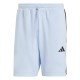 мъжки,поларени,къси,панталони,adidas,essentials,3,stripe,fleece,shorts,mens,glow,blue