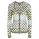 дамска,жилетка,missoni,women,s,striped,v,neck,slim,fit,cardigan,multicoloured