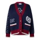 дамска,жилетка,off,white,women,s,varsity,button,front,knit,cardigan,navy