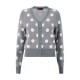 жилетка,дамски,плетени,дрехи,mela,london,mela,london,grey,buttoned,down,spot,cardigan,grey