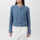 жилетка,дамски,плетени,дрехи,tommy,hilfiger,women's,textured,gold,button,cardigan,flint,blue