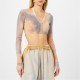 жилетка,дамски,плетени,дрехи,off,white,tie,dye,cardigan,camel,white
